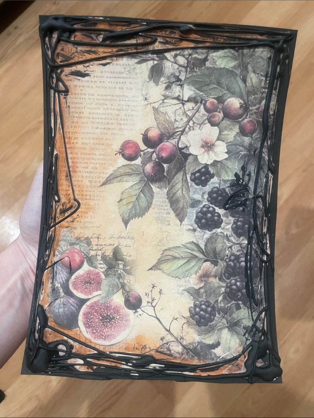 “Magical Fruit” Mixed Media Art Piece